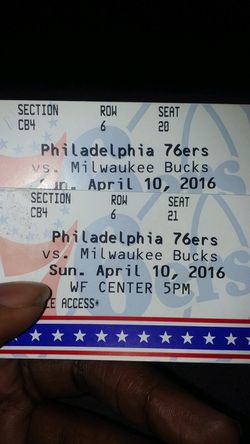 Sixers tickets last home game