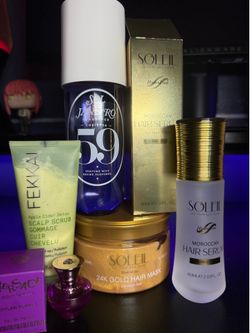 🔥 Huge Luxury Beauty/Hair Bundle! Sol De Janeiro, Versace, Soleil - 80% OFF Retail