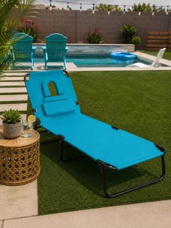 NEW Folding tanning lounger