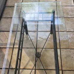 Glass Coffee Table and End Tables