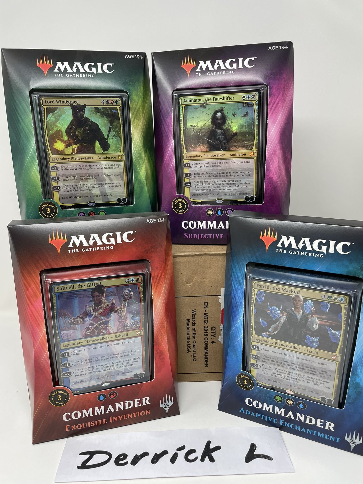 mtg commander 2018 decks Magic: The Gathering [Commander 2018] main image 1