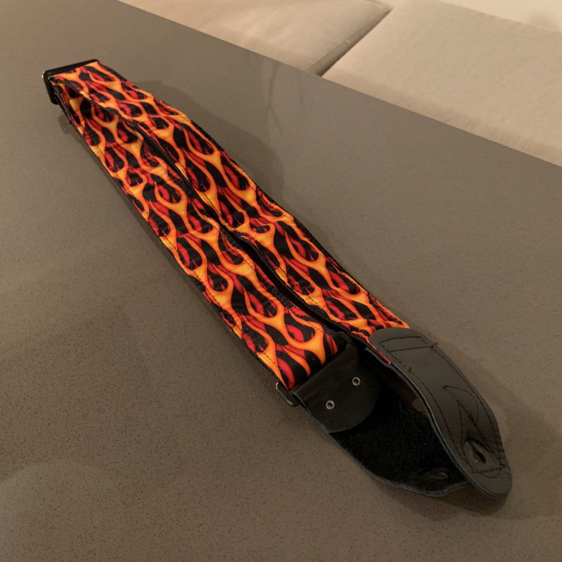 Guitar Strap - Fire 🔥 Flames 🔥