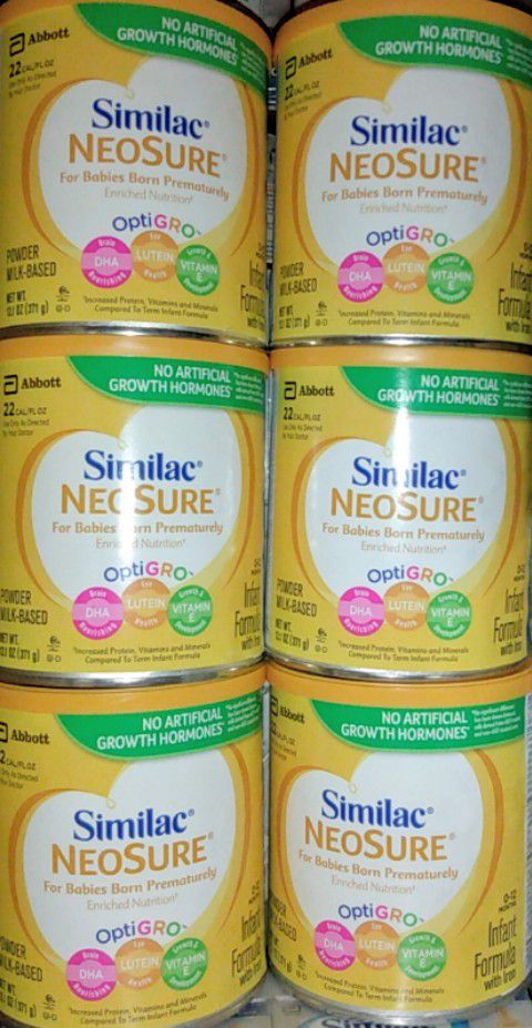 Similac Neosure/13 available Expire until 2021,2022