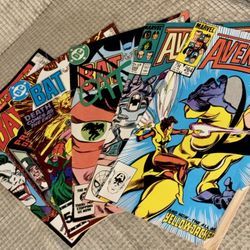 Collection of Vintage Marvel and DC comic Books