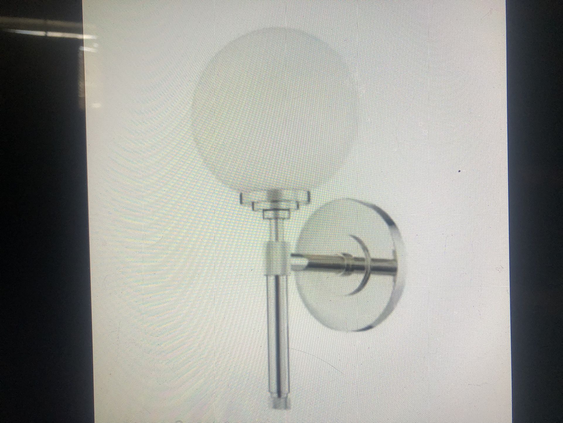 New— Hudson Valley Bowery 6 “ Single- Light Bathroom Sconce— Polished Nickel