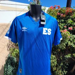 El Salvador Home Soccer Jersey 2022