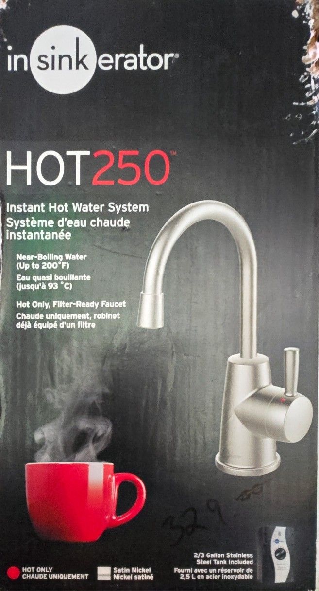 IN SINK ERATOR HOT 250 OLINSTANT HIT WATER SYSTEM