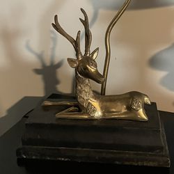🦌💡🔌 hollywood regency deer lamp vintage 🦌💡🔌