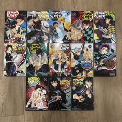 Demon Slayer Manga Volumes 1-13