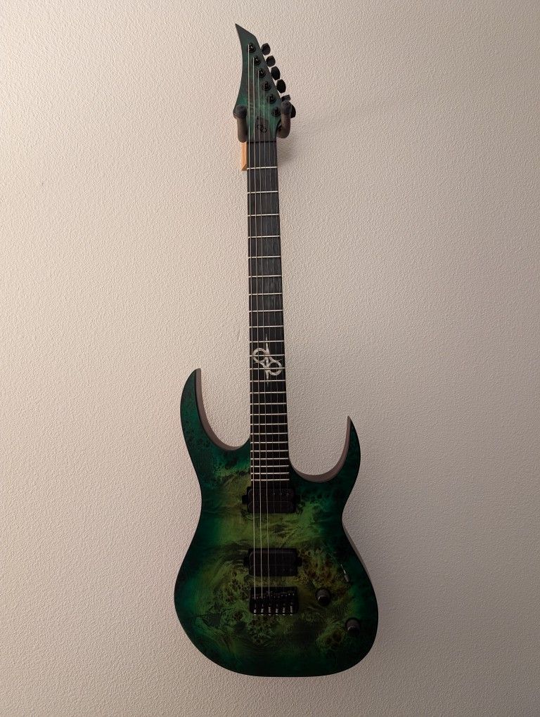Solar Guitar | S1.6HLB - Lime Burst | $650