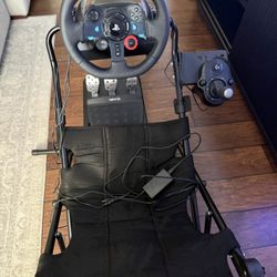 Gaming Chair With Steering Wheel