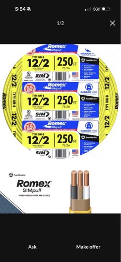 Romex 12/2  250ft