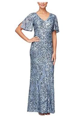 Long Mother Of The Bride Dress