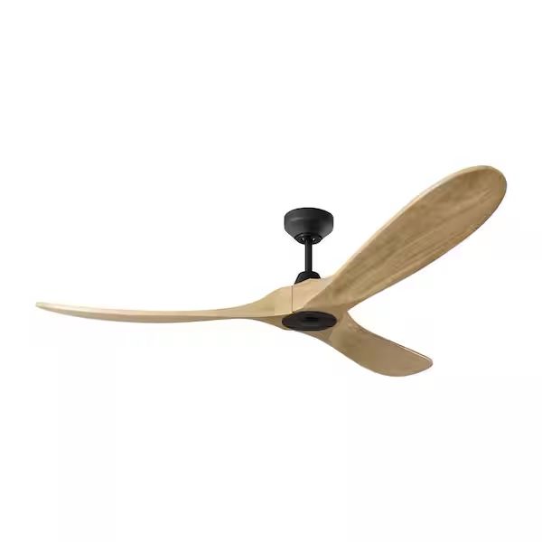 Visual Comfort 3MAVSM60MBKNH Maverick Smart 60" Ceiling Fan in Midnight Black