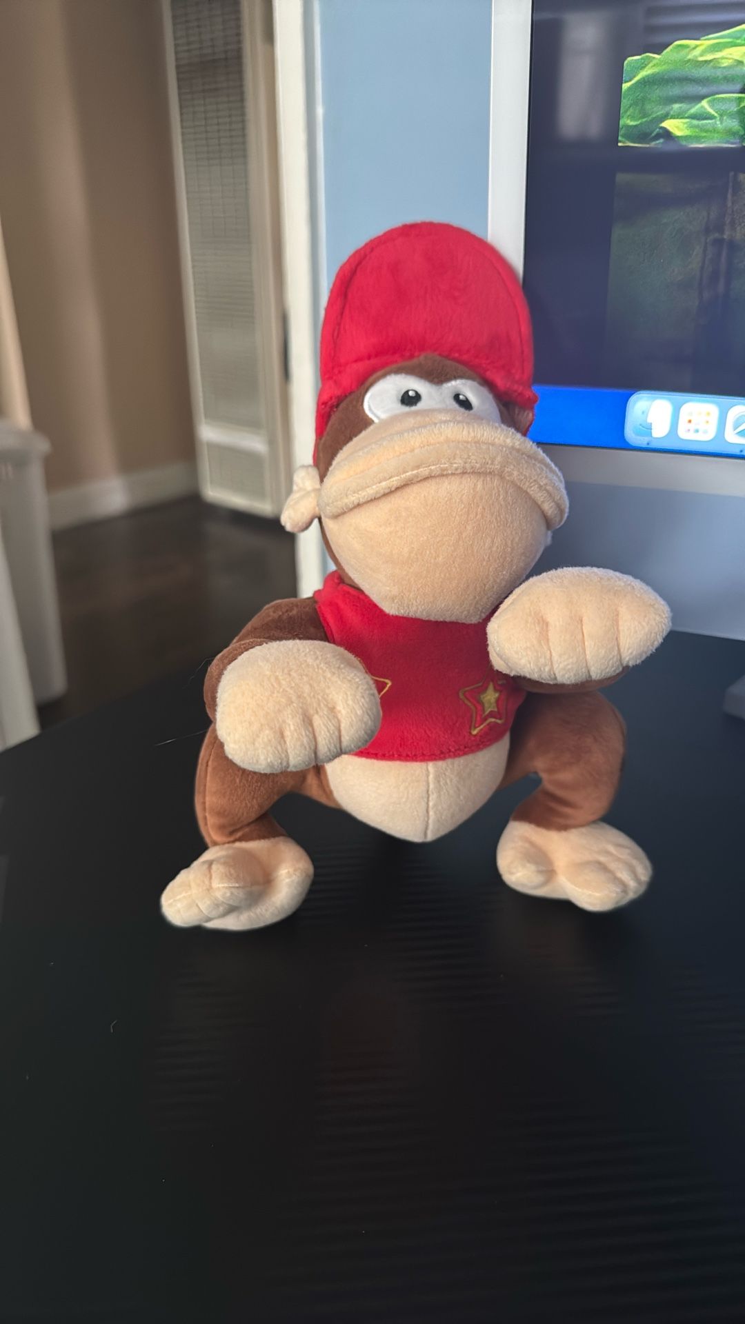 Super Mario Brothers Diddy Kong 7" Plush Toy Stuffed Monkey Toy Nintendo