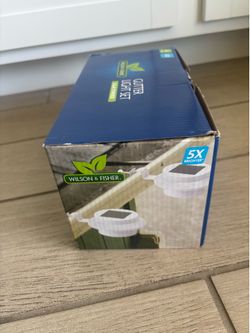 Set of 2 .This Wilson & Fisher brand solar gutter light set is a 4-pack featuring LED technology for illuminat