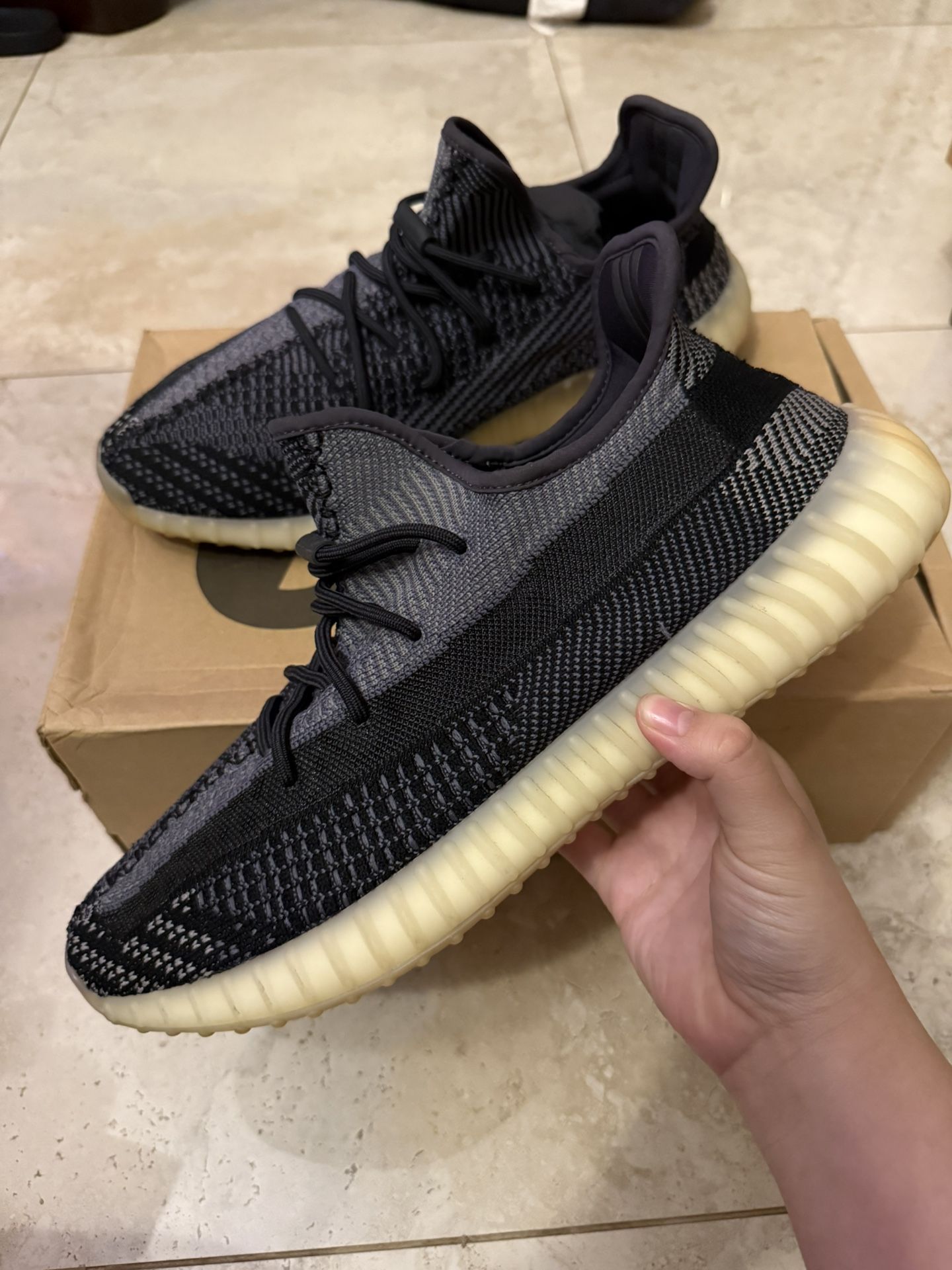 GREAT CONDITION ADIDAS YEEZY BOOST 350 V2 CARBON SIZE 14 Men’s OG ALL