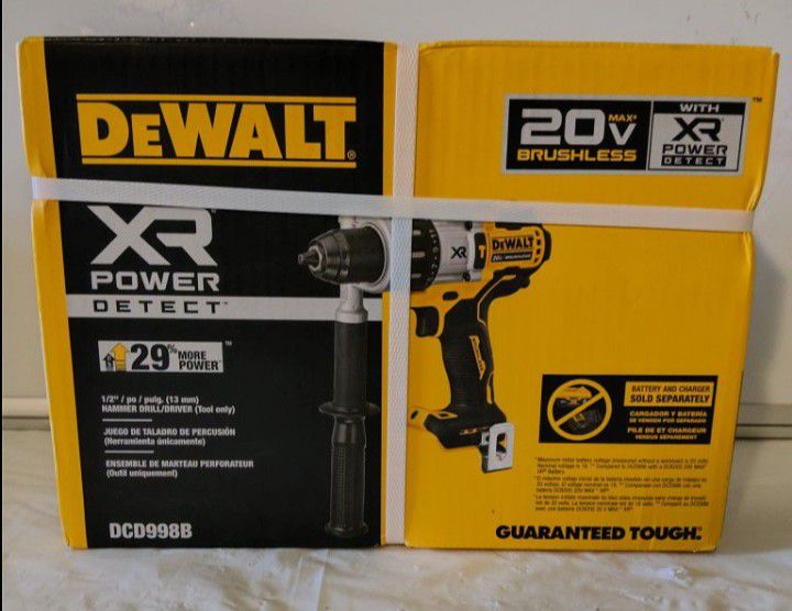 DeWalt DCD998B 20V Brushless XR 1/2" Hammer Drill (Tool Only)