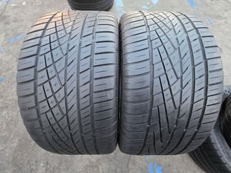 2 USED TIRES CONTINENTAL 275/40/20
