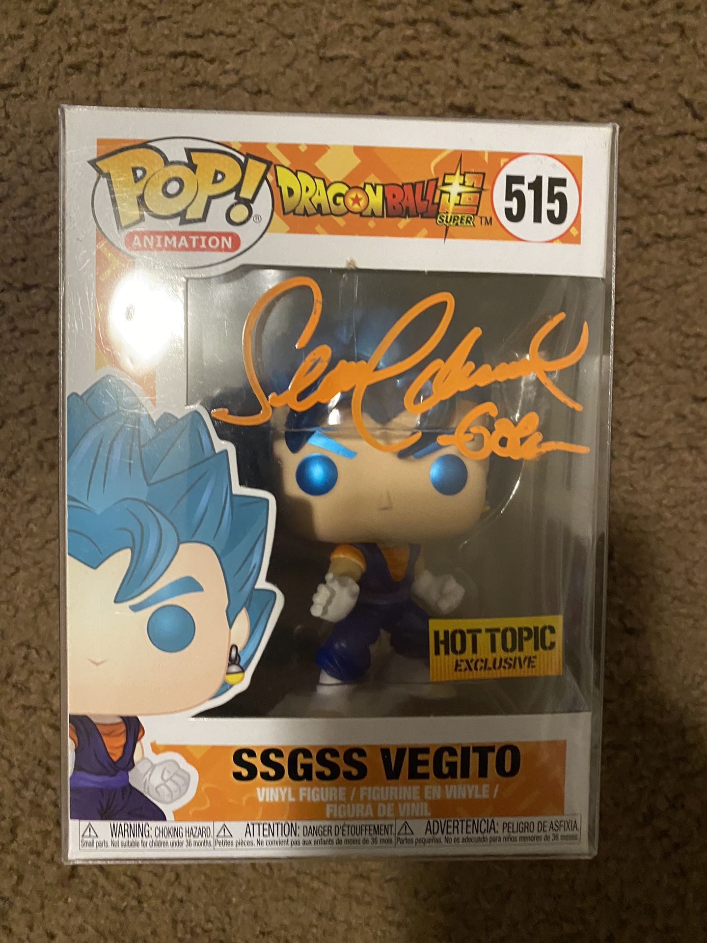 Vegito Signed Funko Pop 