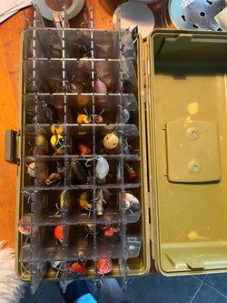 Tackle Box full of vintage lures