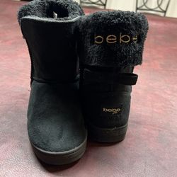 Black Suede Boots For Little Girls 