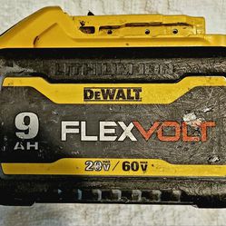 

DEWALT FLEXVOLT 20V/60V MAX Lithium-Ion 9.0Ah Battery DCB609

