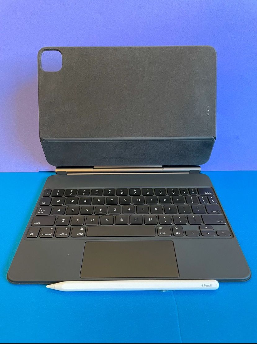 Apple Magic Keyboard Case ($169)  for Apple IPad Pro 11”  1st / 2nd / 3rd / 4th & Air 4th / 5th Generation.  (2nd Generation Pencil extra $70)