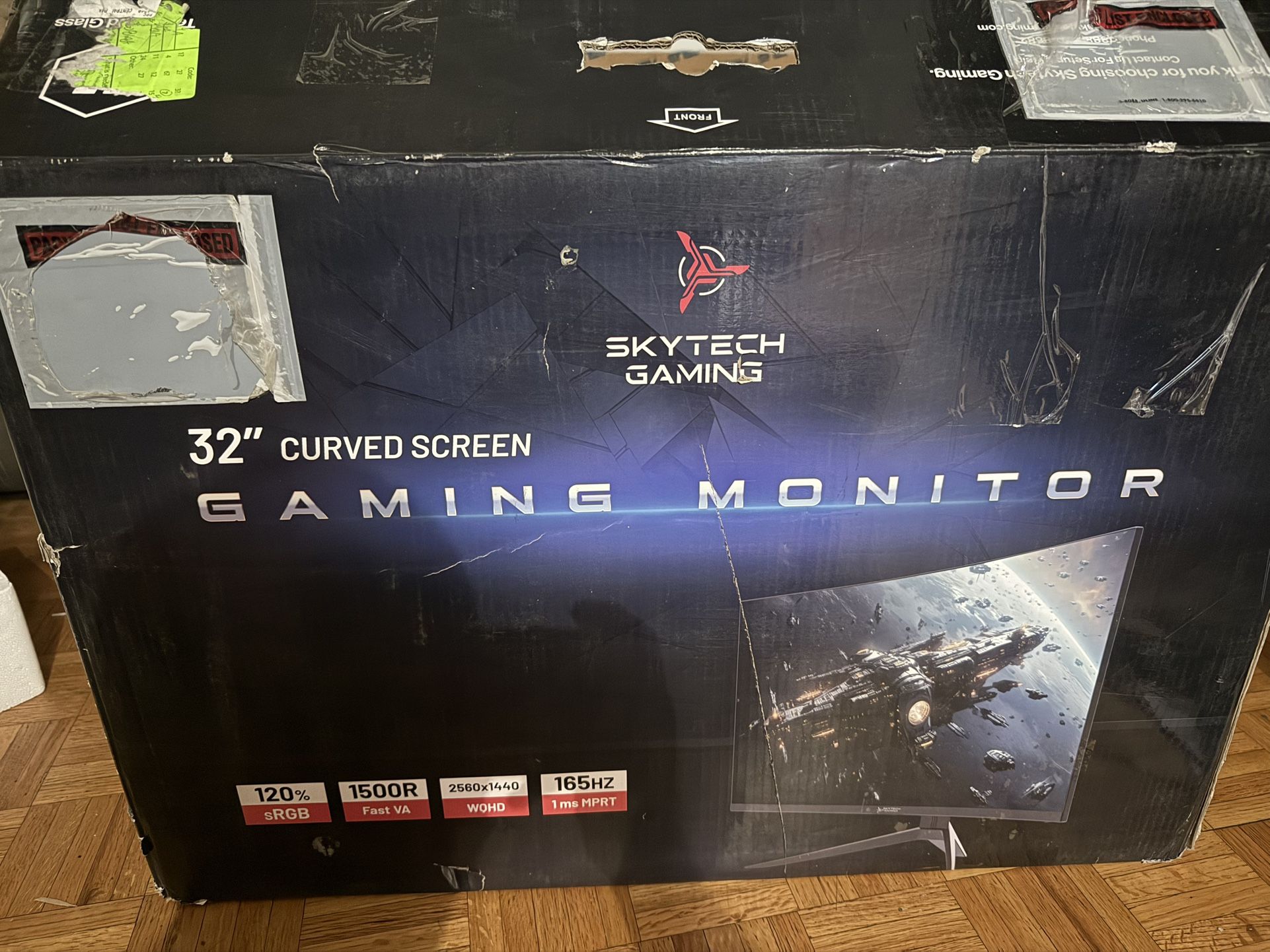 32-inch Curved Gaming Monitor up to 165Hz, QHD 2K(2560 x 1440), 2ms Response ...