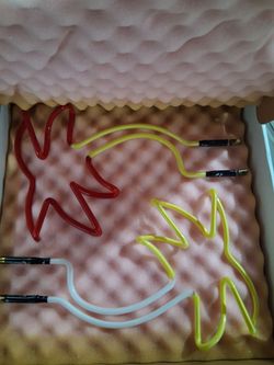 Custom palm trees neon lighting