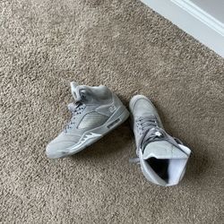 Grey Jordan 5s 