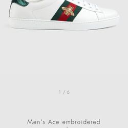 Gucci Men's Ace Embroidered Sneaker