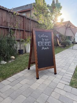 Chalkboard frame and Dessert Displays
