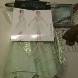 Fairy Princess Costume, New, Kids, 3/4, 3 Piece. Tinkerbell Like,  Beautiful 