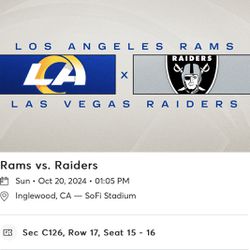 Rams vs Raiders