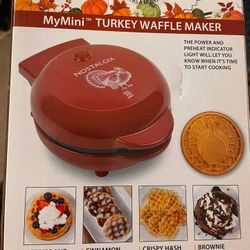 New Mini Turkey Waffle Maker
