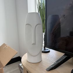 White Flower Vase