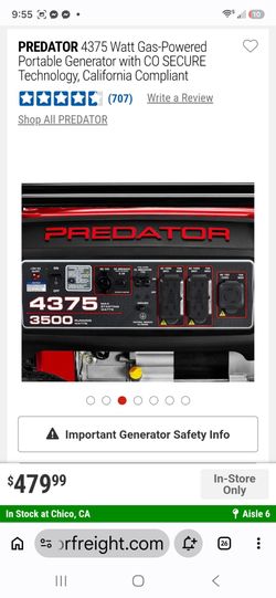 New W/ Tags PREDATOR GENERATOR