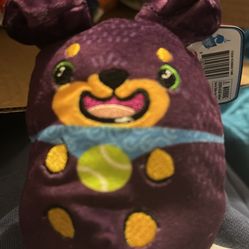 Dogs vs Squirls BEAN Vinnie #003 - 4" PURPLE Variant Rare Dog - NWT