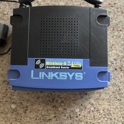 Linksys Wireless-G 2.4 GHz Broadband Router