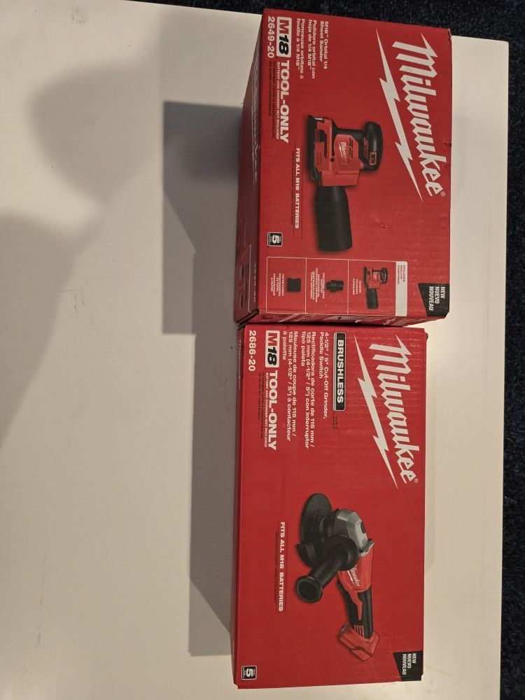 Milwaukee  M18  Tools Trade Grinder Sander