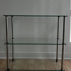 Glass Three Tier Shelf