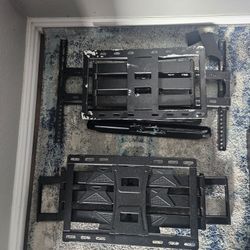 Two Metal Tv wall Stands