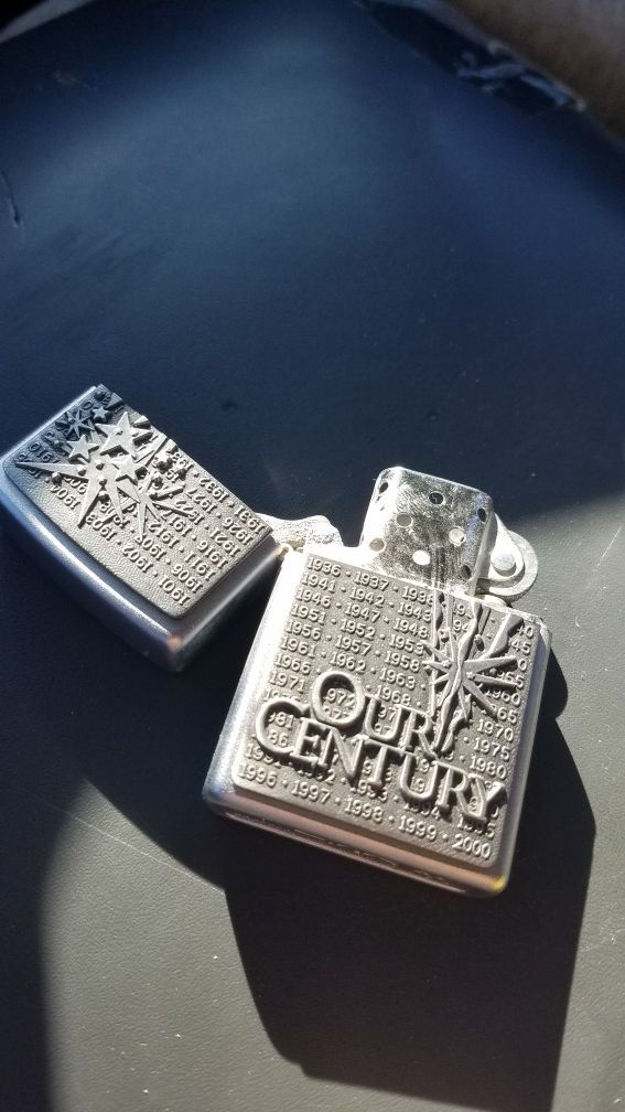 Our Century collector Zippo and collector tin