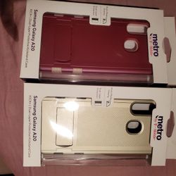 SAMSUNG GALAXY A20  CASES. KICKSTAND CASES. NEW NEVER USED.  