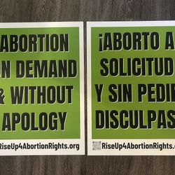 Poster: “Abortion On Demand & Without Apology” Jumbo Vintage 2022