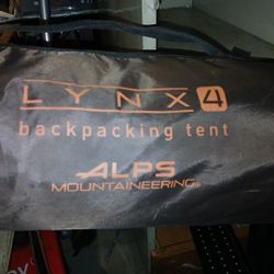 LYNX 4 Person Tent (Backpacking Tent) ALPS MOUNTAINEERING