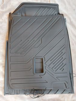 Floor Mats Full Set for 2024-2026 Chevy Traverse & 2025 2026 Buick Enclave 7 Seats Captain Chairs, All Weather Cargo/Trunk Liner, 2nd & 3rd Row Seat B