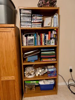 5 shelf bookcase