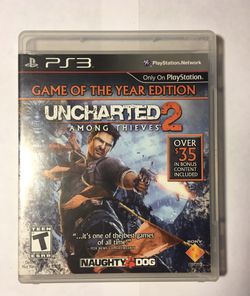 Uncharted 2 Among Thieves Game of the Year PS3 Not for Resale